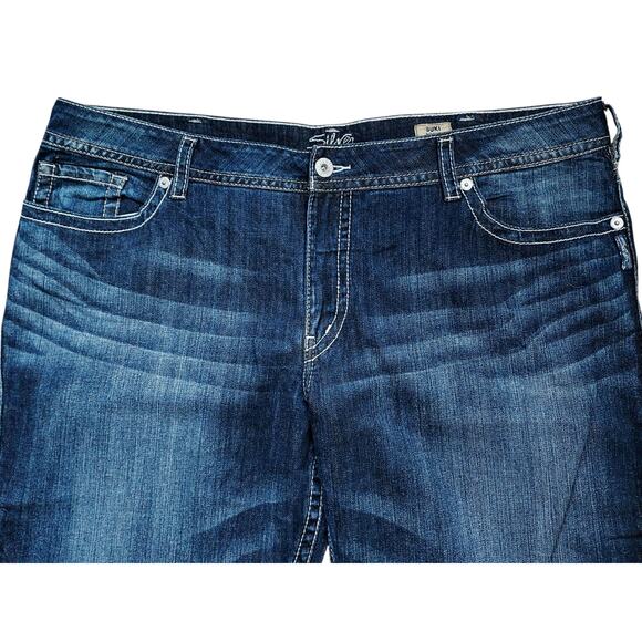 Silver Jeans Co. Suki Bootcut Dark Wash Women's Blue Denim Jeans Size 24 L34 - Picture 4 of 8